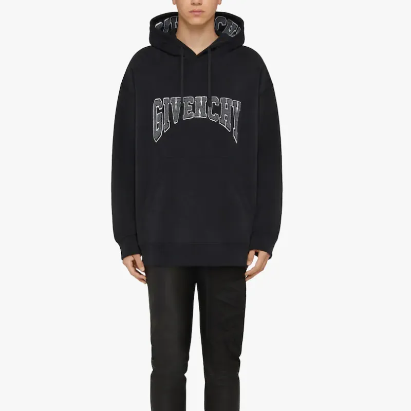 Givenchy Slim Fit Print Hoodie-1