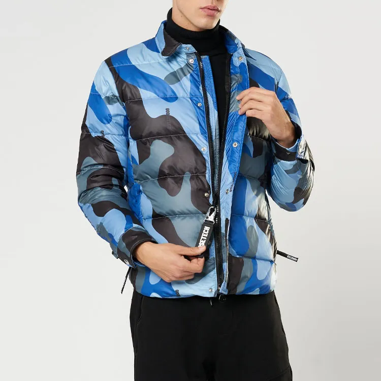 GOOSETECH Jackets Men Blue-3