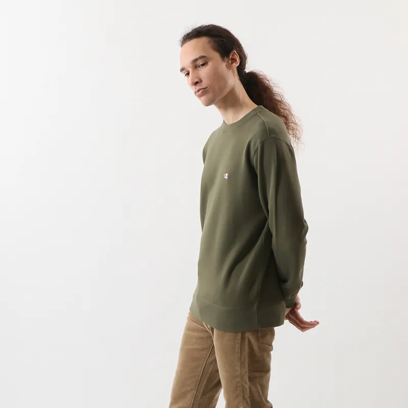 Champion Sweatshirts Unisex Army Green-4