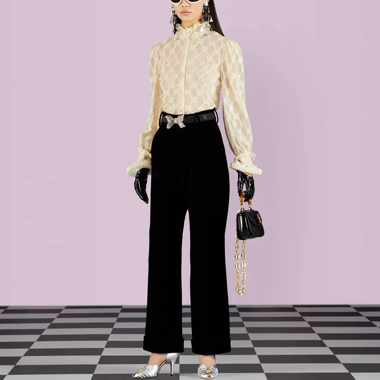 GUCCI Flared Tailored Trousers-3