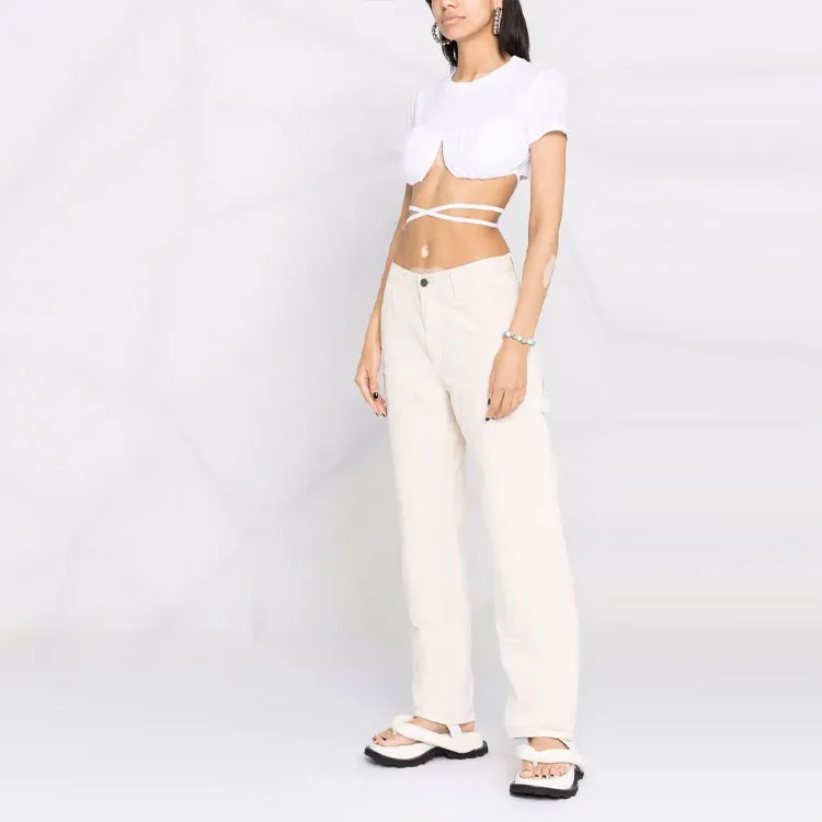 Jacquemus Le T Shirt Baci Cropped Top-3