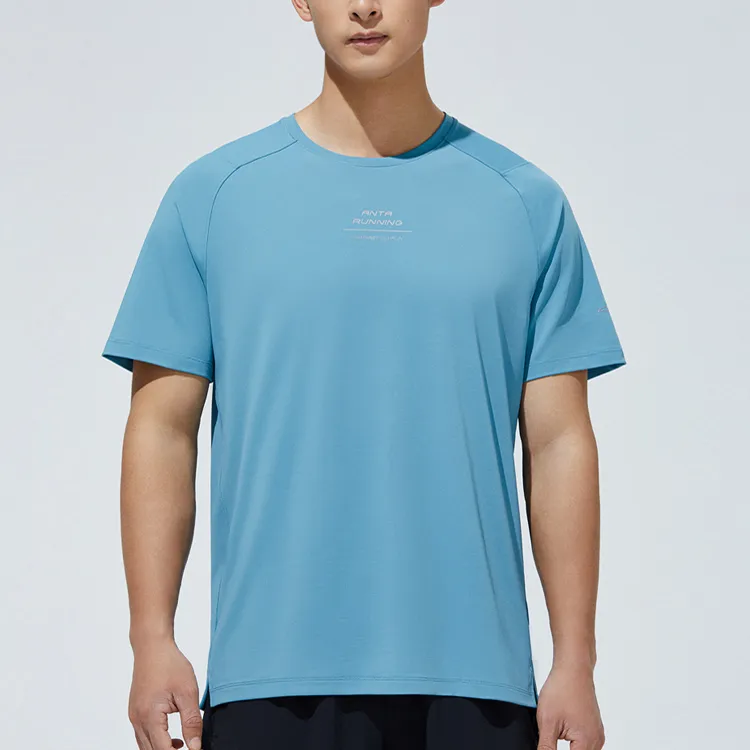 Anta T-Shirt Men's Sunny Smoke Blue-2