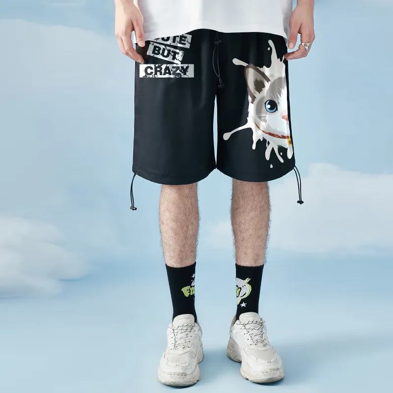 SANSYAS Loose Fit Shorts Unisex-3