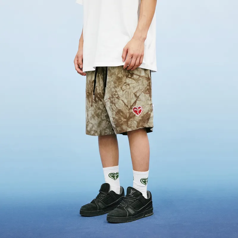 A11SLAVE Loose Fit Shorts Unisex Desert Yellow-7