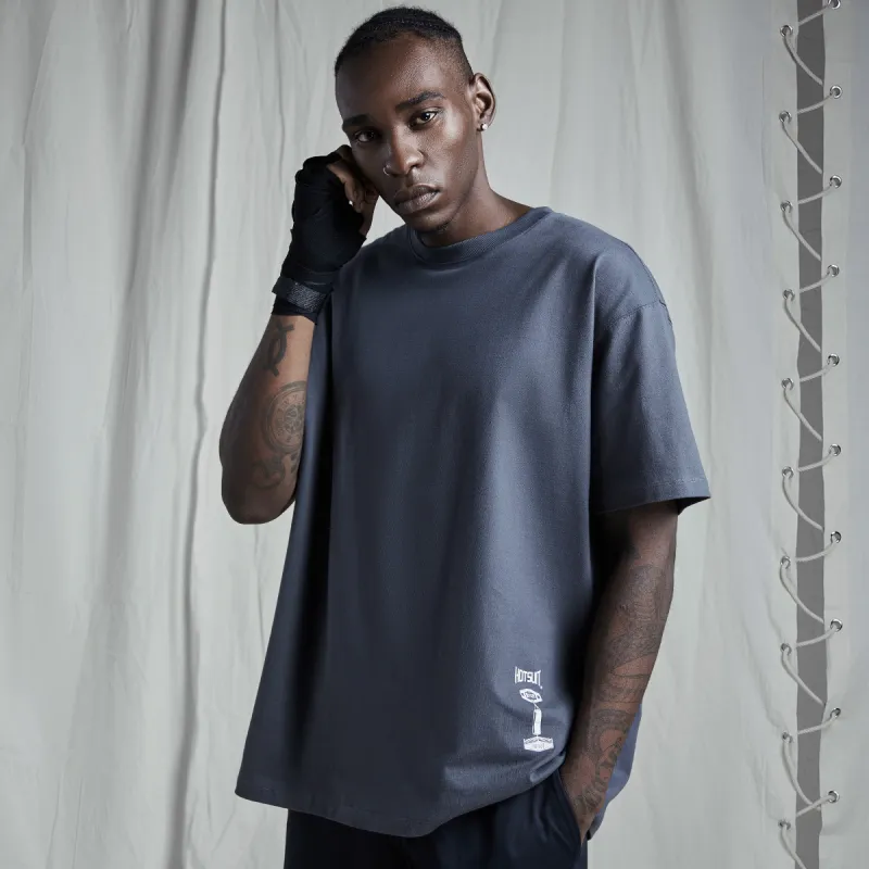 HOTSUIT x Everlast Drop Shoulder Sleeve T Shirt Men's-14