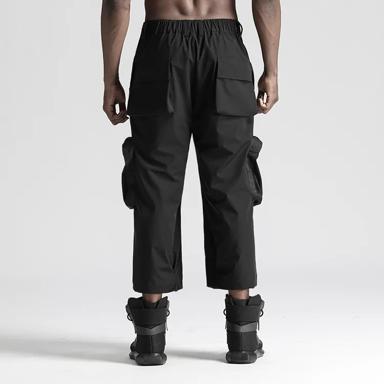 NORVINCY Outdoor Breathable Solid Color Lightweight Cargo Pants Unisex-4