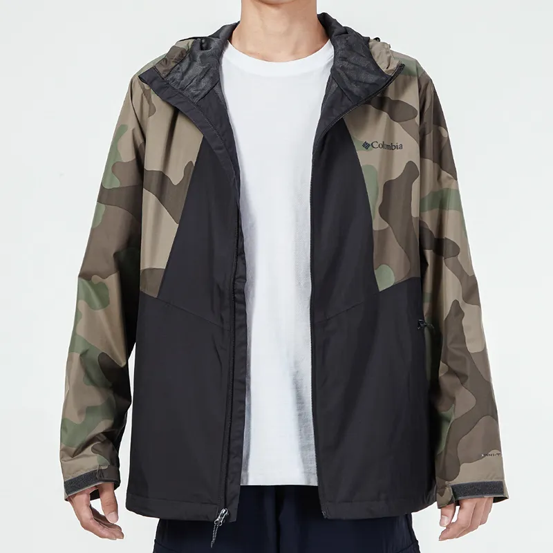 Columbia Breathable Windbreaker Jacket Men's Camouflage-3