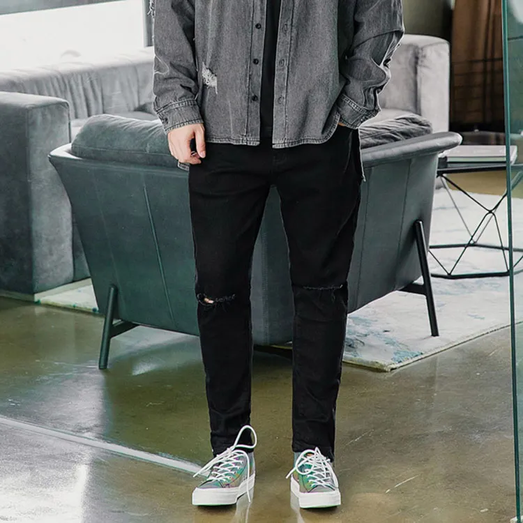 WAYNEXZAVIER Jeans Men Black-2