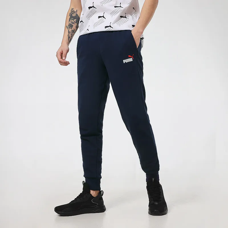 PUMA Knitted Sweatpants Men Navy Blue-4