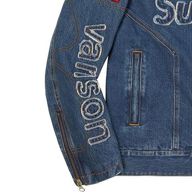 Supreme Vanson Leathers Cordura Denim Jacket - Cheap Rcj