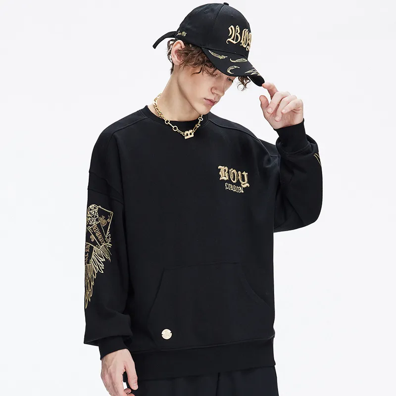 Boy London Sweatshirts Unisex Black-4