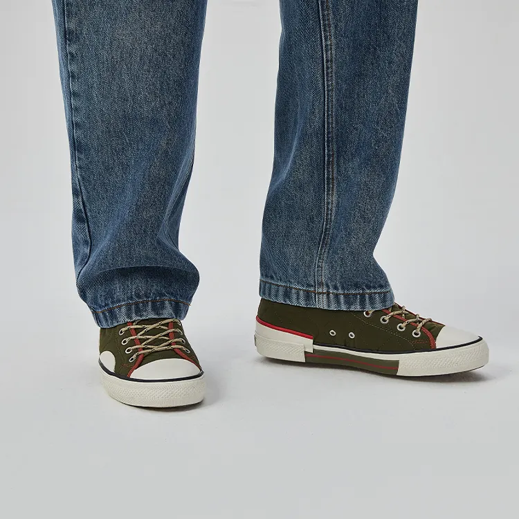 Vision Street Wear Canvas Hi Skateboard Shoes Unisex Army Green-6