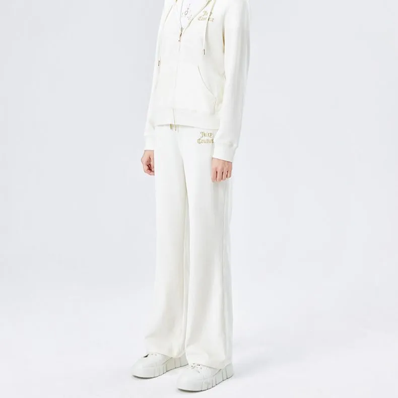 Juicy Couture Casual Pants Women's Cream White-2