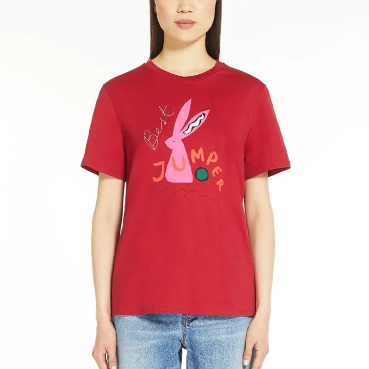 WEEKEND MaxMara T Shirts Women's Red-2