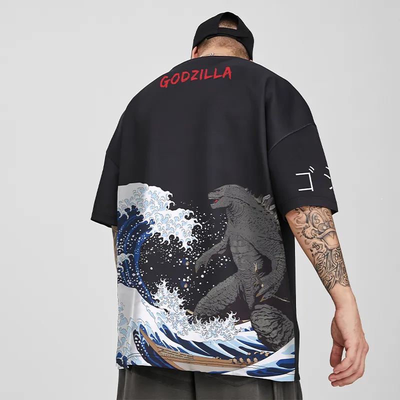 SANSYAS Straight T-Shirt Unisex Black-7