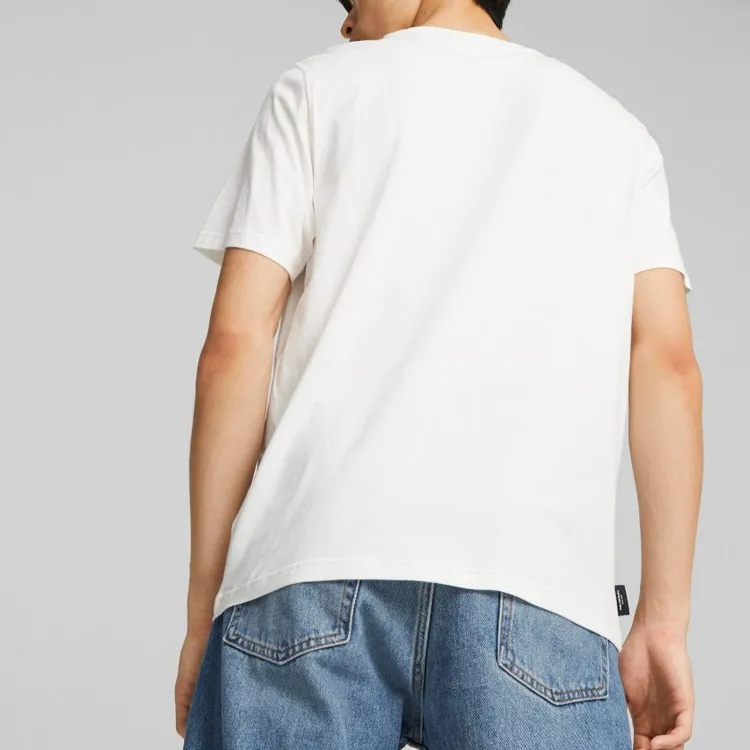 PUMA GRAPHICS T Shirts Men White-4