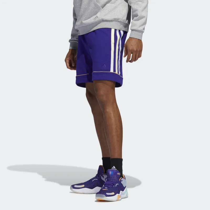 Adidas Sports Shorts Men Blue Purple-2