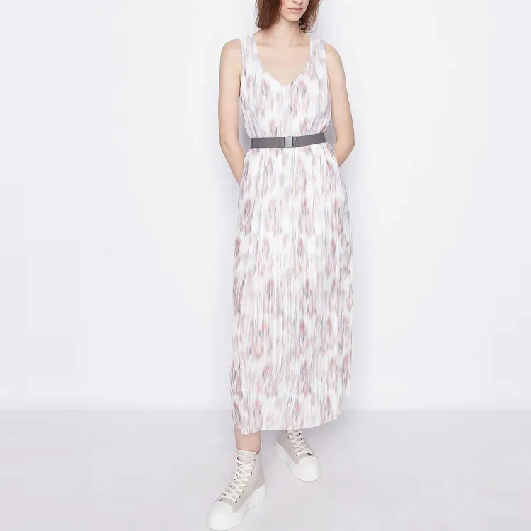 ARMANI EXCHANGE Sleeveless Dresses Women's White-2