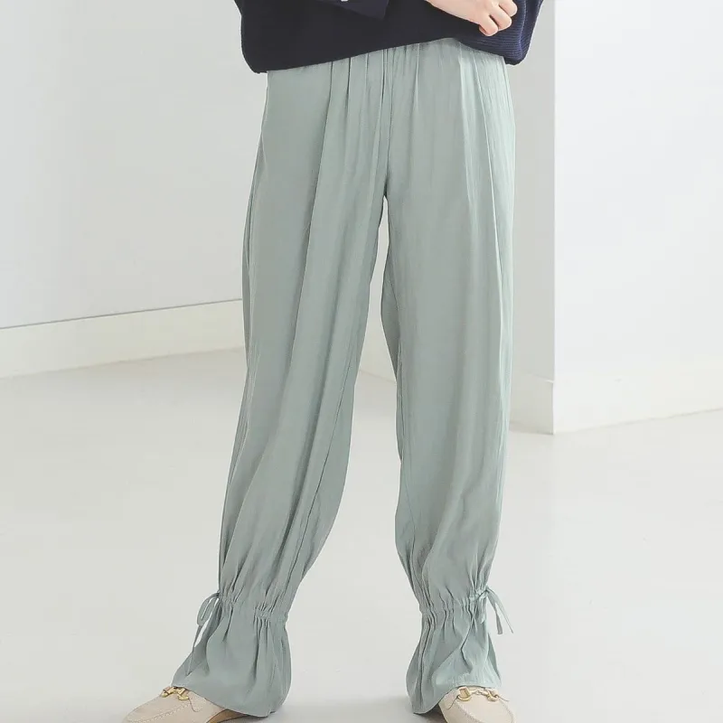 Beams Casual Pants Women's Mint Green-2