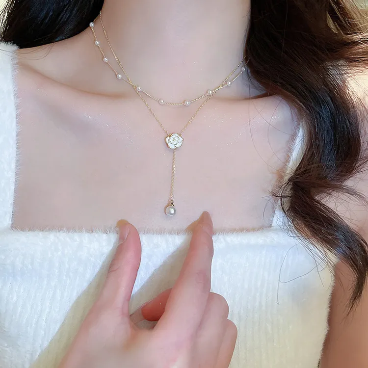 Asia Star Alloy Necklaces Women's-2