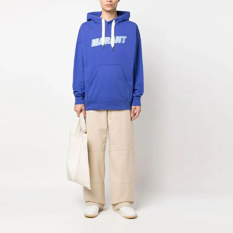 ISABEL MARANT Logo Printed Drawstring Hoodie-2