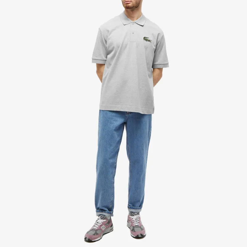 LACOSTE SS23 Polo Shirt Men's Gray-1