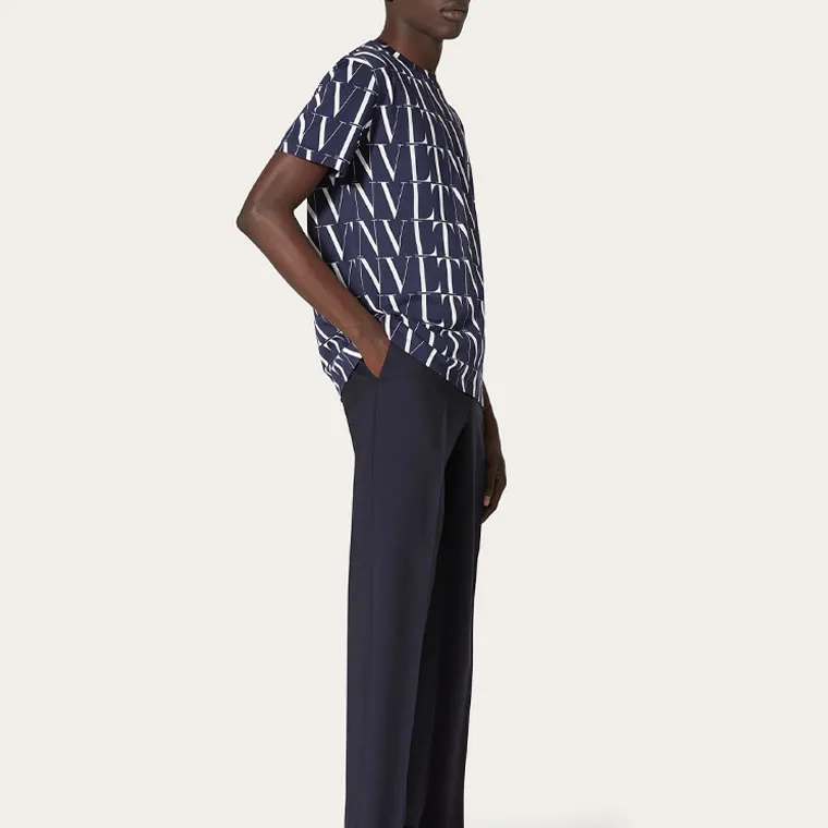 Valentino T Shirts Men Blue-3