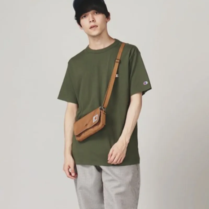 Champion T Shirt Japan Version Unisex Army Green-1