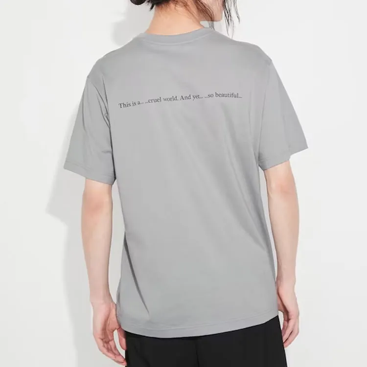 UNIQLO X Attack On Titan T Shirts Men Gray-3