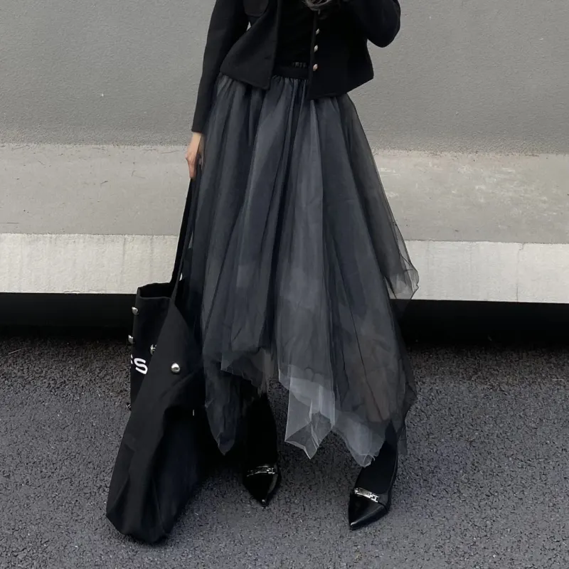 BIENKIMIIYE Casual Long Skirts Women's-2