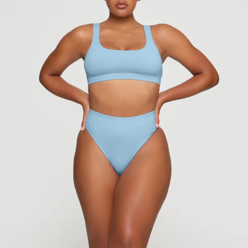 Skims Swim Tank Bikini Top Periwinkle-1