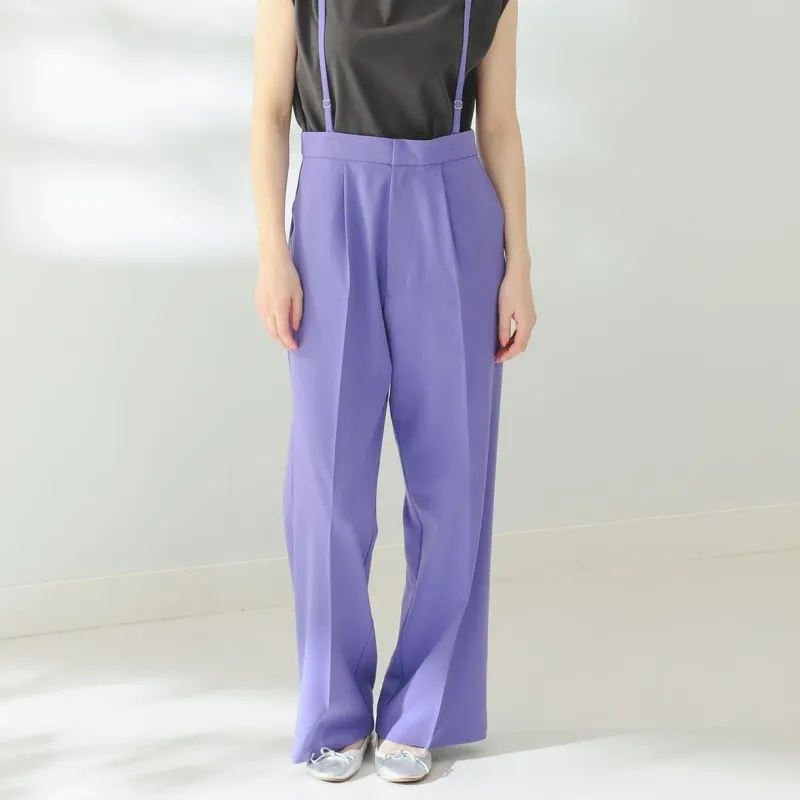 Beams Overalls Women's Purple-2