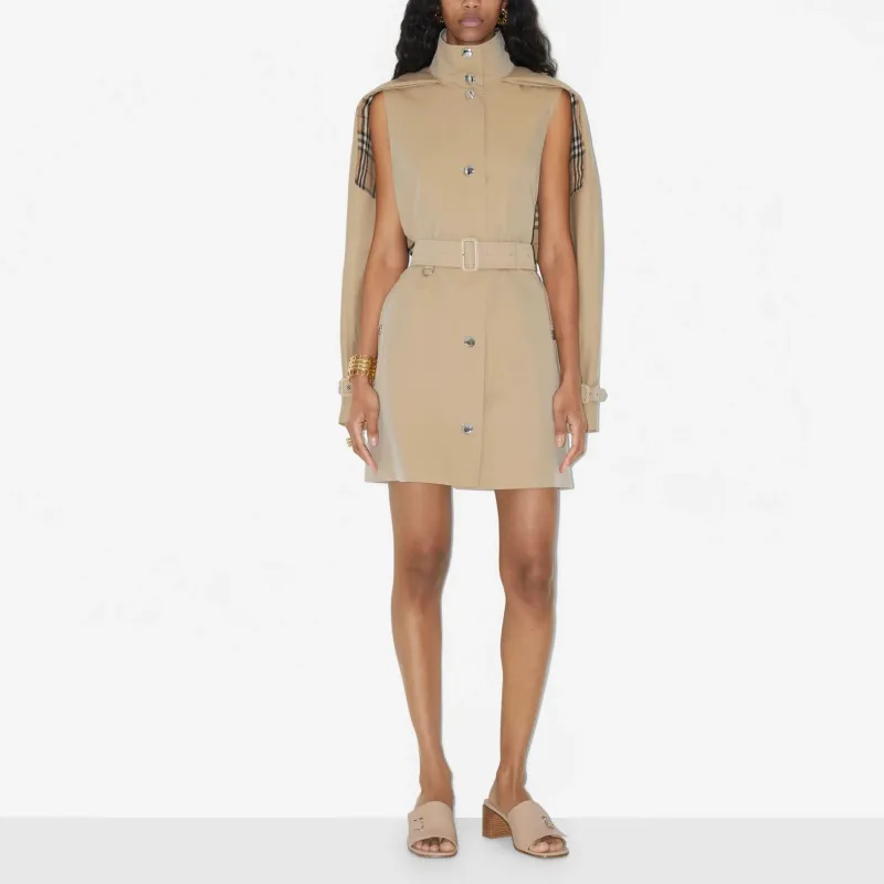 Burberry Trench Coats Women's Honey-2