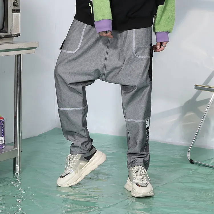 GENANX Baggy Pants Jeans Unisex-5