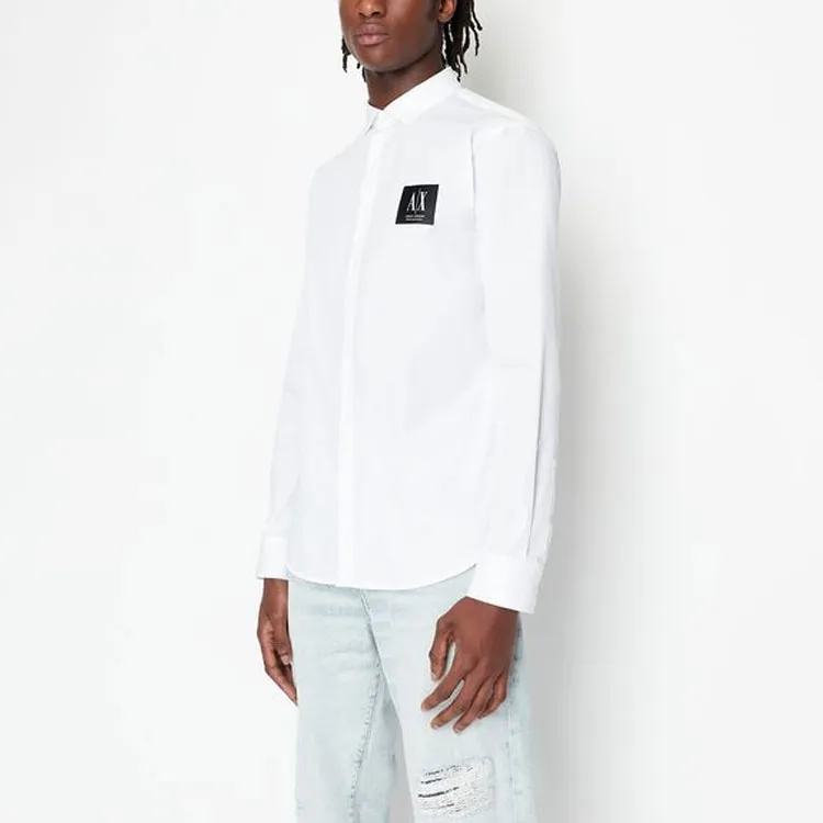 ARMANI EXCHANGE SS23 Shirt Men's White-1