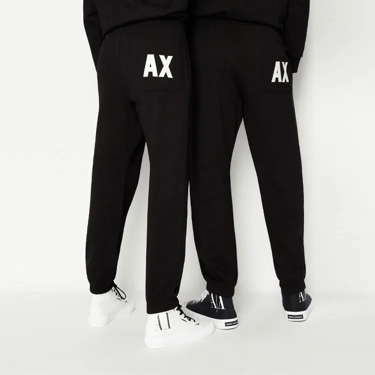 ARMANI EXCHANGE Knitted Sweatpants Unisex Black-3