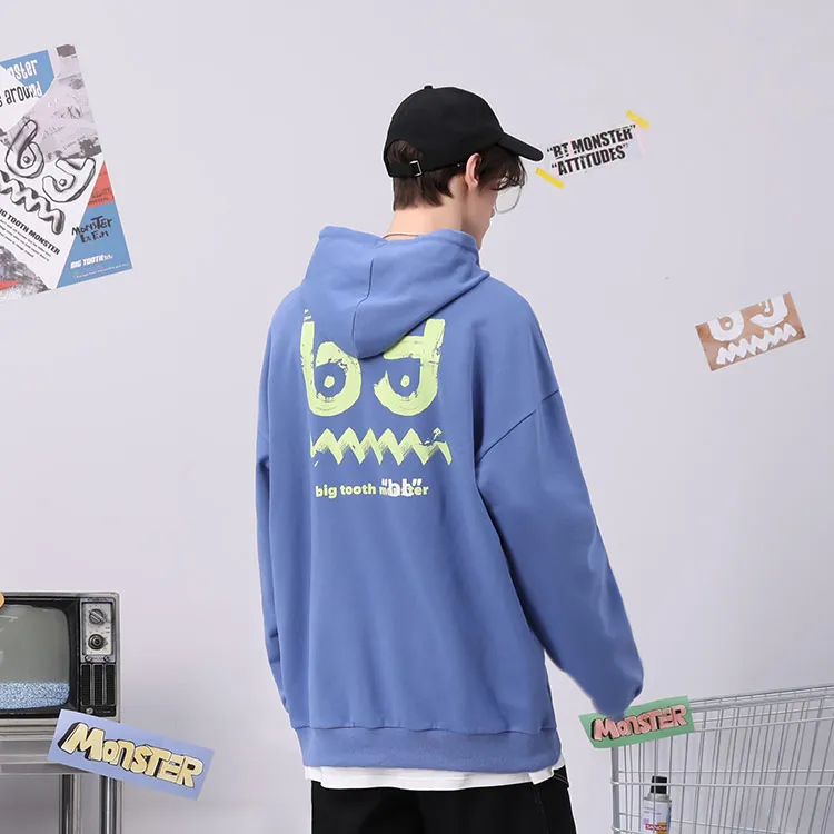 Bt Hooded Loose Fit Sweatshirt Unisex-4