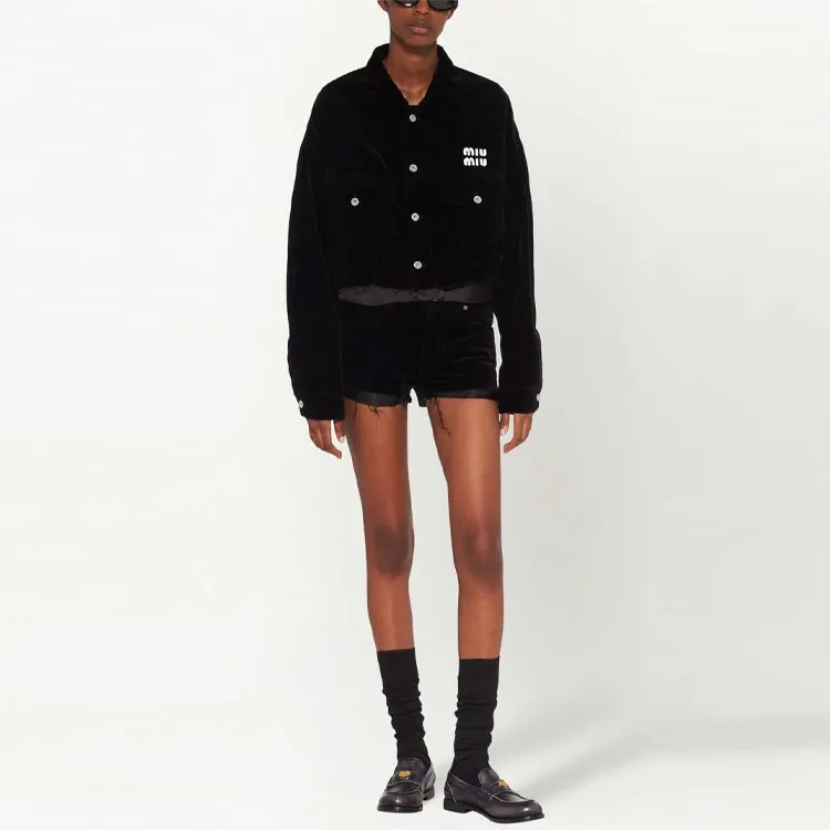 MIU MIU SS23 Casual Shorts Women's Black-2