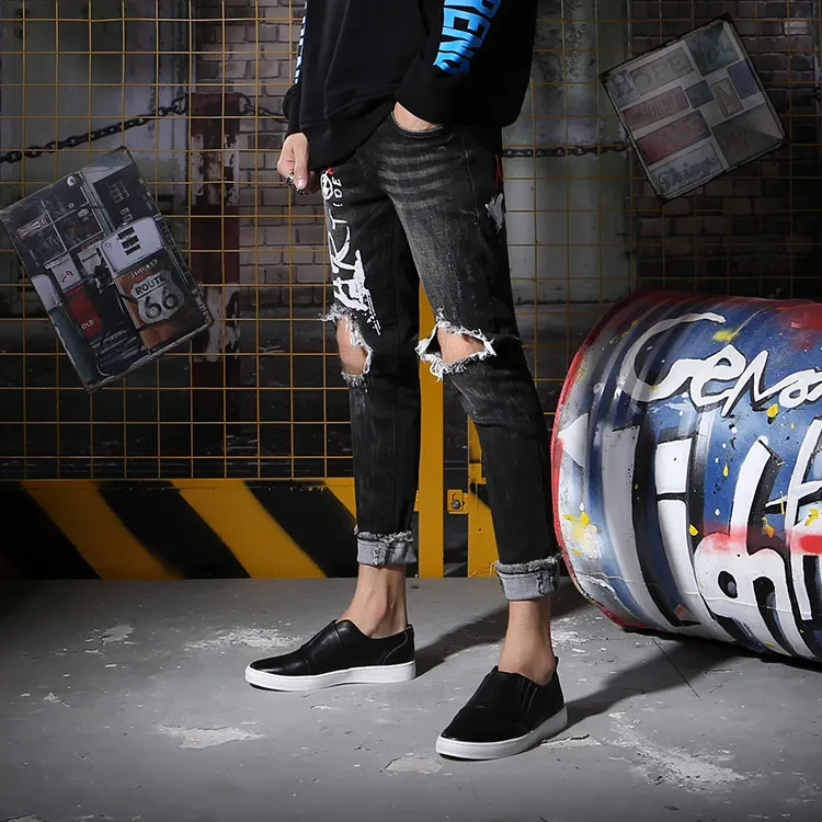 GENANX Jeans Unisex Black-4