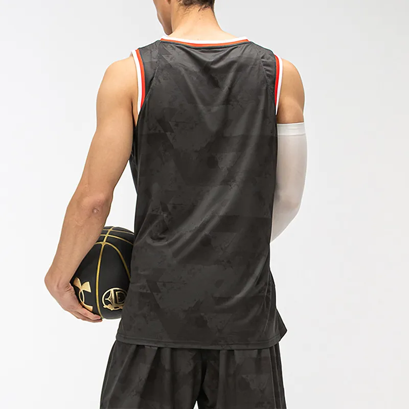 Under Armour Basketball Jerseys Men Black-4