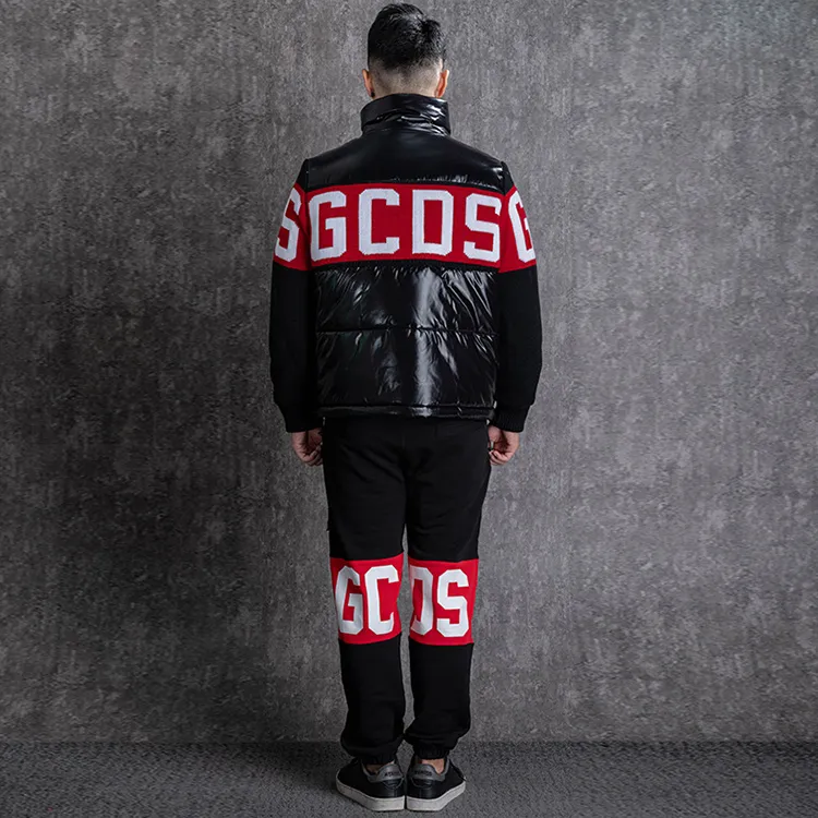 GCDS Puffer Jackets Men Black-1