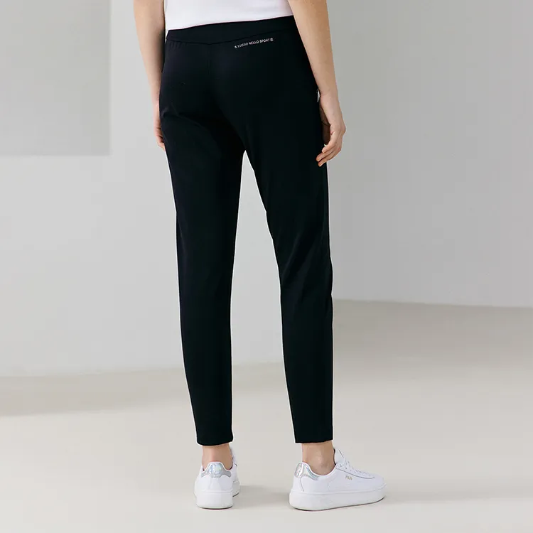 FILA Knitted Sweatpants Women's Jet Black-4