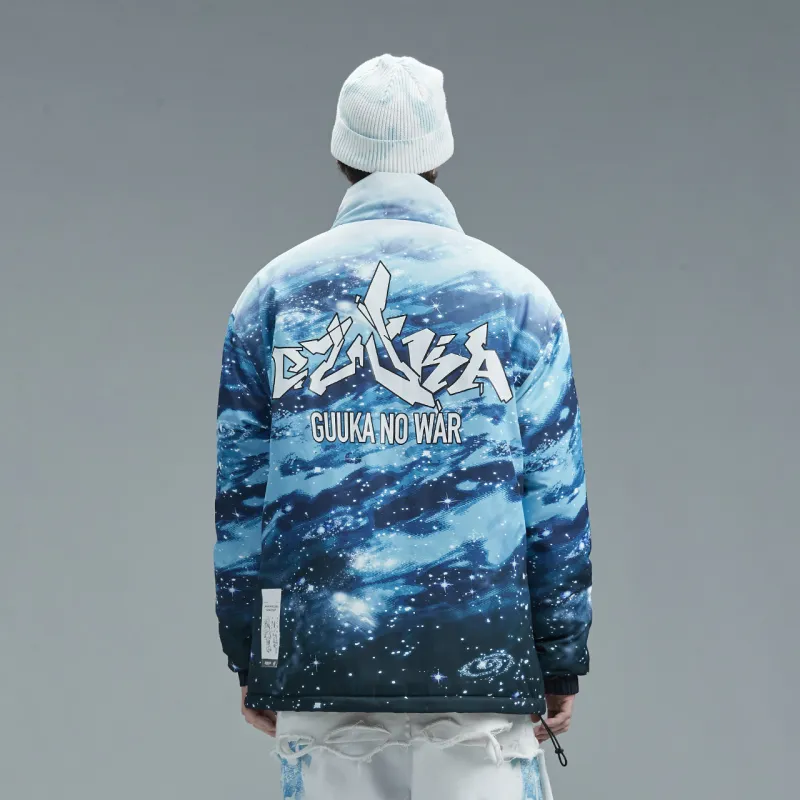 Guuka Puffer Jacket Unisex Blue-5