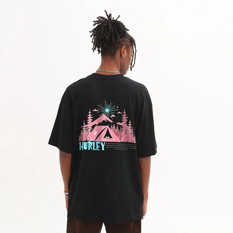Hurley T-Shirts Unisex Black-2