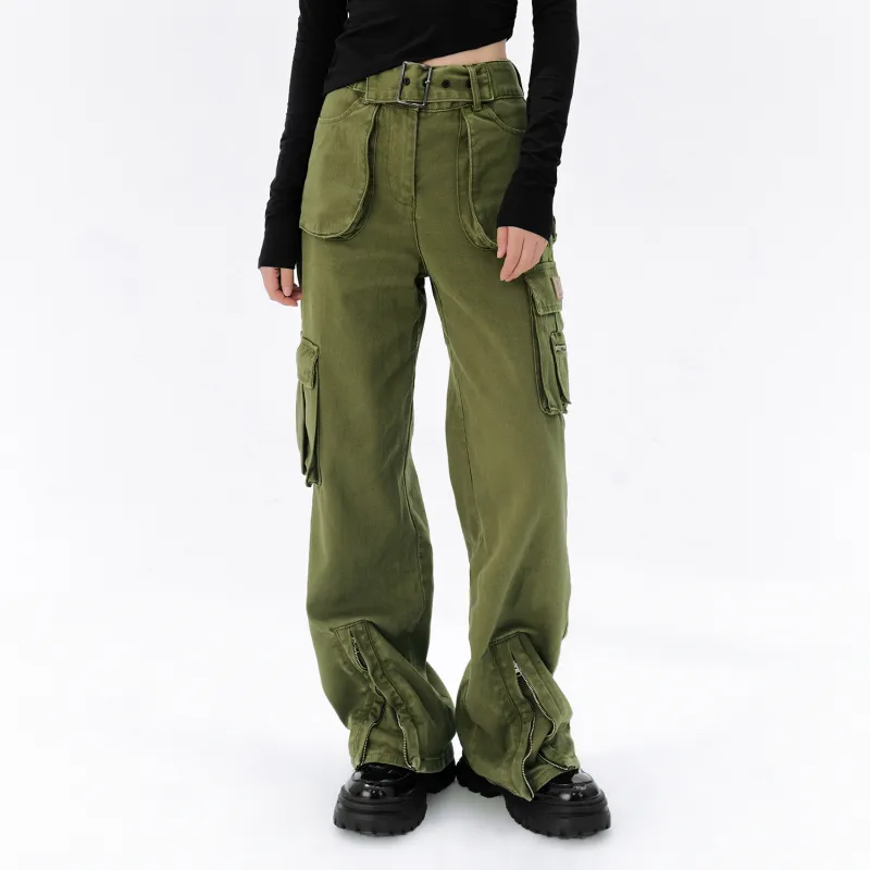 WooHa Cargo Pants Casual Pants Women's-2