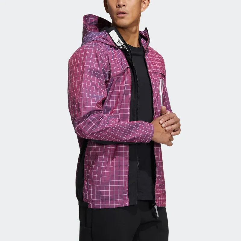 Adidas W.N.D. Jacket Men's Purple-3