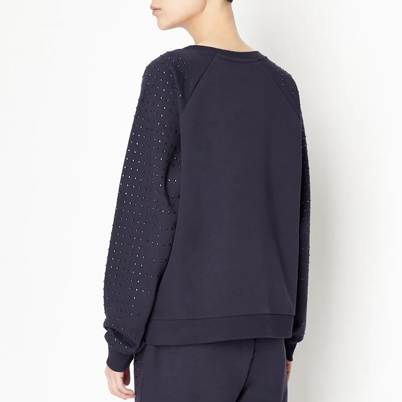 Smileyworld X ARMANI EXCHANGE ARMANI EXCHANGE X SmileyWorld Sweatshirts Women's Dark Blue-3