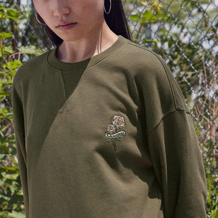 Timberland Long-Sleeved Dresses Women's Army Green-3