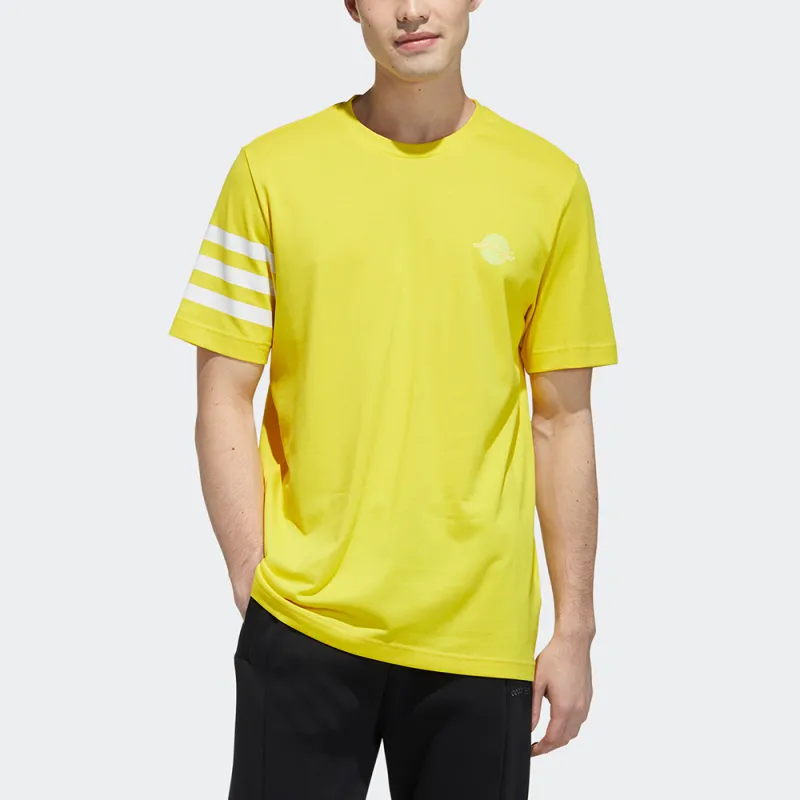 Adidas Neo T Shirt Men's Yellow-1