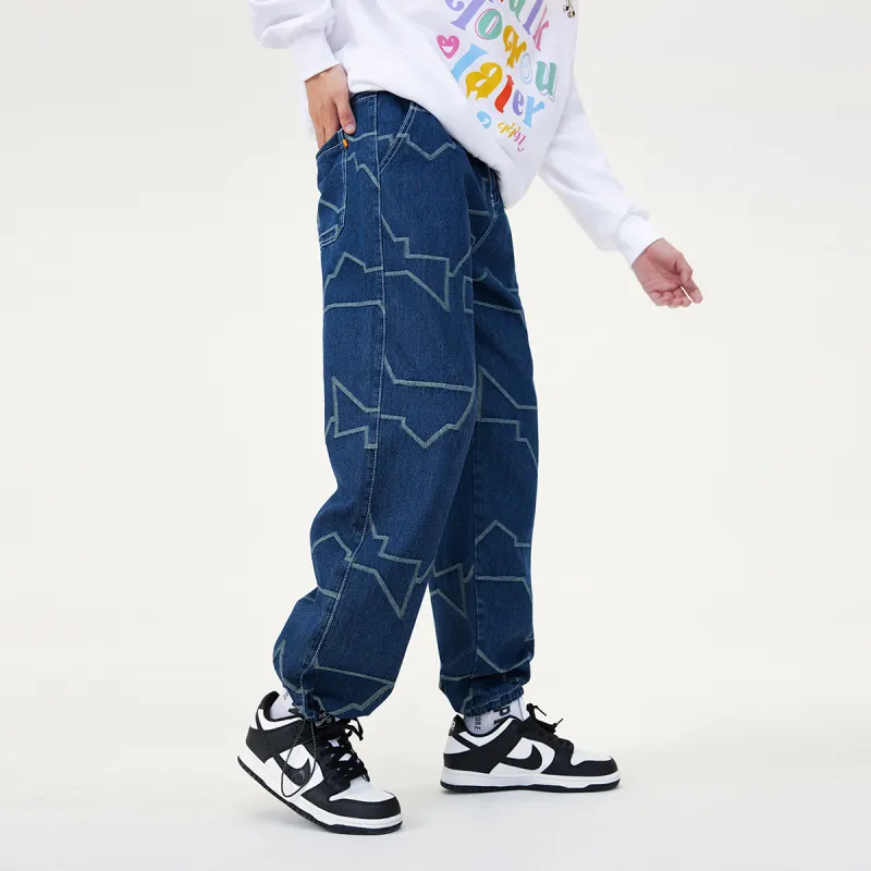 GUKUUL Jeans Unisex Dark Blue-7